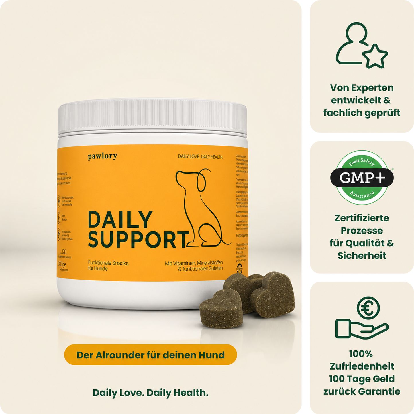 16 in 1 Daily Support - Hundesupplement